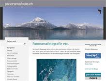 Tablet Screenshot of panoramafotos.ch